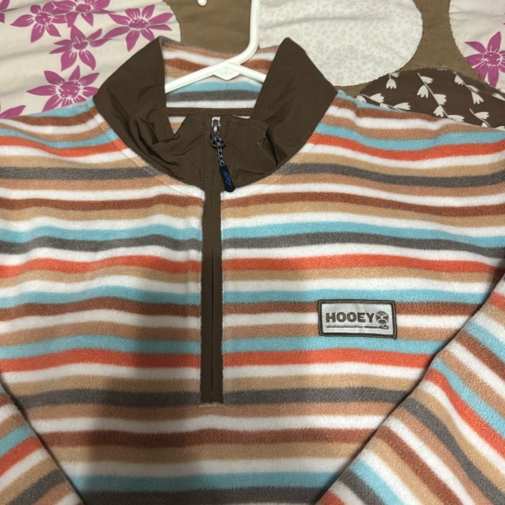 Men’s hooey xl fleece pullover jacket